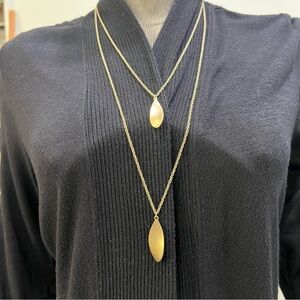 LOFT Elegant Gold Pendant Necklace Set